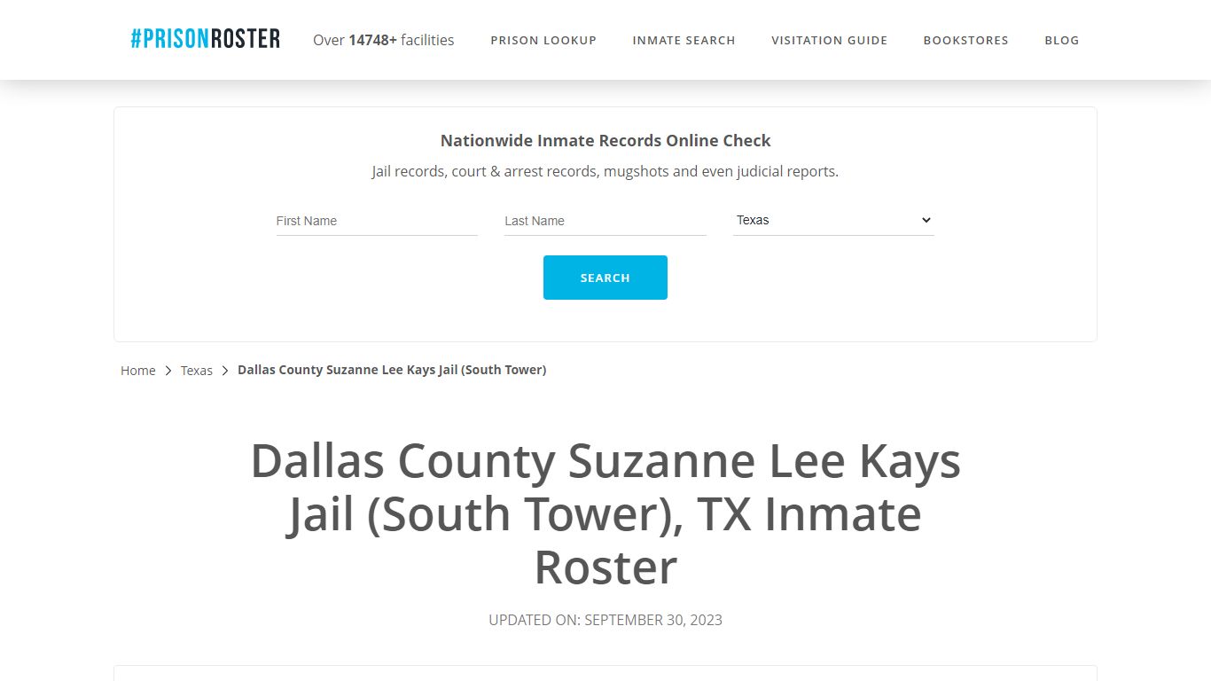 Dallas County Suzanne Lee Kays Jail (South Tower), TX